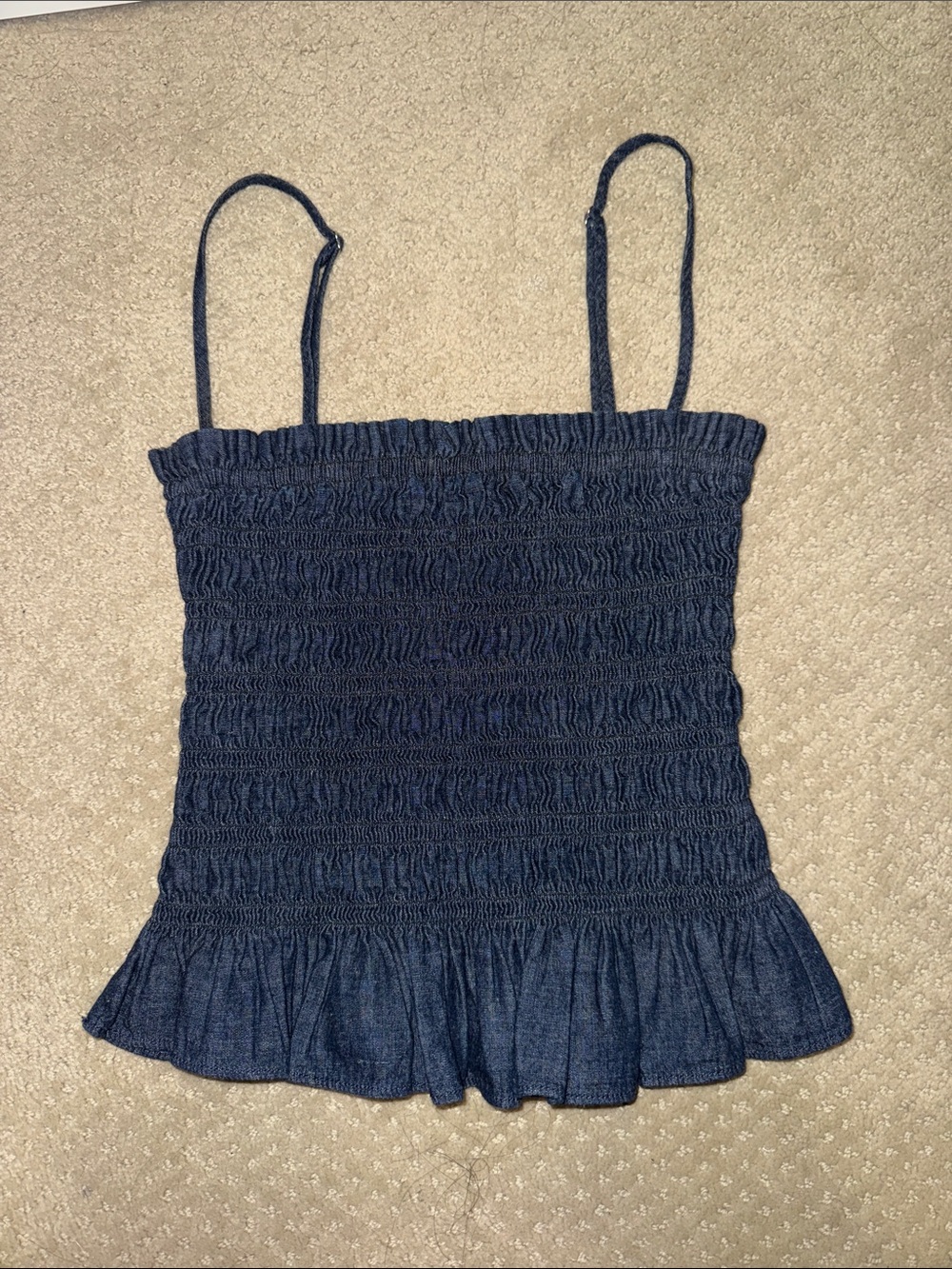 Madewell Tube Top Smocked
